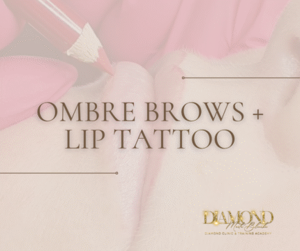 Ombre brows + lip tattoo